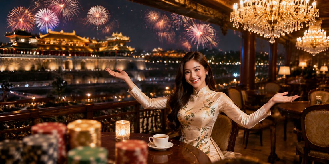 Thành viên VIP tại Huế thưởng thức cà phê và trải nghiệm casino cao cấp
