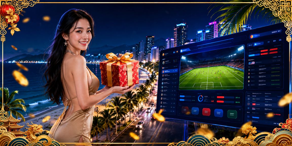 Người dùng tại Nha Trang tham gia cá cược trực tuyến với thiết bị di động bên bờ biển