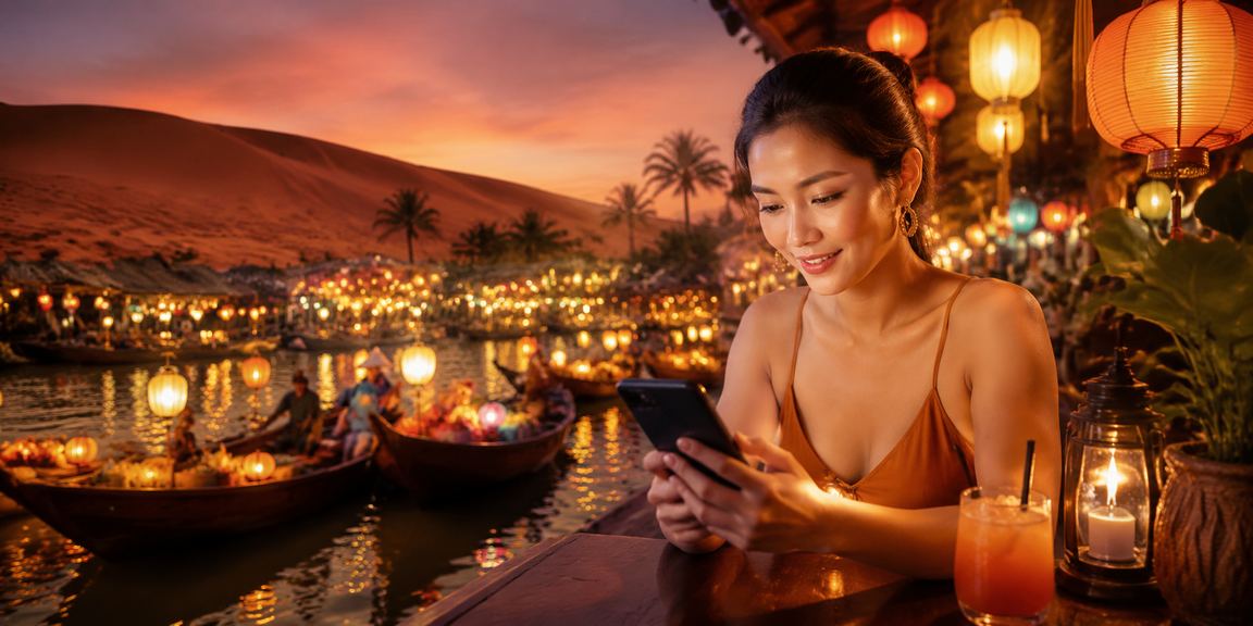 Người dùng theo dõi sự kiện thể thao trên điện thoại tại Việt Nam